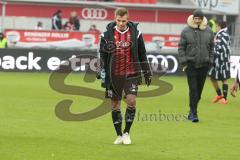 2. Bundesliga - Fußball - FC Ingolstadt 04 - SV Sandhausen - Max Christiansen (19, FCI) geht vom Platz, Einsatz Niederlage