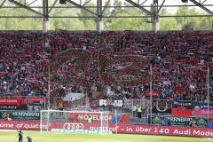 2. Bundesliga - Fußball - FC Ingolstadt 04 - RB Leipzig - Fans zeigen die Schals im ausverkauften Stadion Audi Sportpark,