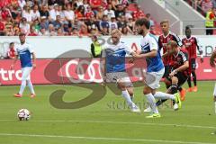 2. Bundesliga - FC Ingolstadt 04 - SV Darmstadt 98 - rechst Moritz Hartmann (9) zieht ab