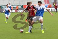 2. Bundesliga - FC Ingolstadt 04 - SV Darmstadt 98 - links Pascal Groß (10) gegen Benjamin Gorka