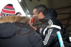 2. Bundesliga - FC Ingolstadt 04 - VfL Bochum - Marvin Matip (34) am Megaphon Sieg Jubel Fans