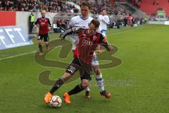 2. Bundesliga - Fußball - FC Ingolstadt 04 - FSV Frankfurt - Thomas Pledl (30, FCI) und hinten Alexander Bitroff