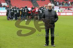 2. Bundesliga - Fußball - FC Ingolstadt 04 - SV Sandhausen - Spiel ist aus, Niederlage für den Tabellenführer 1:3, Vorsitzender des Vorstandes Peter Jackwerth (FCI)