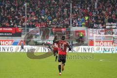 2. Bundesliga - Fußball - FC Ingolstadt 04 - SV Sandhausen - Stefan Lex (14, FCI) zieht ab zum Anschlußtreffer 1:2 Tor Jubel