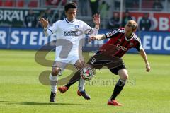 2. BL - Saison 2014/2015 - FC Ingolstadt 04 - Karlsruher SC - Moritz Hartmann (#9 FC Ingolstadt 04) -