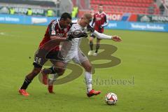 2. Bundesliga - Fußball - FC Ingolstadt 04 - SV Sandhausen - Marvin Matip (34, FCI) mit Nicky Adler