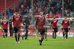 2. Bundesliga - FC Ingolstadt 04 - 1. FC Union Berlin - gehen vom Platz vorne links Benjamin Hübner (5) und rechts Pascal Groß (10)