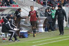 2. Bundesliga - FC Ingolstadt 04 - VfL Bochum - Lukas Hinterseer (16) Wechsel von Cheftrainer Ralph Hasenhüttl