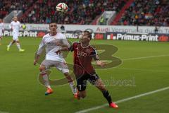 2. Bundesliga - FC Ingolstadt 04 - 1. FC Union Berlin - am Ball Mathew Leckie (7) hinten Roberto Puncec