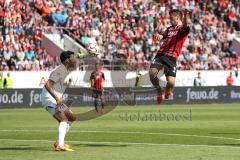 2. Bundesliga - Fußball - FC Ingolstadt 04 - RB Leipzig - rechst köpft Stefan Lex (14, FCI)