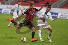 2. Bundesliga - FC Ingolstadt 04 - Erzgebirge Aue - Lukas Hinterseer (16) zieht ab auf das Tor