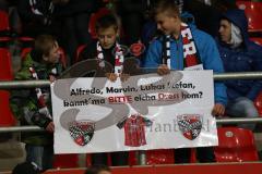 2. BL - FC Ingolstadt 04 - FC St. Pauli - Fans Spruchband