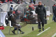 2. Bundesliga - Fußball - FC Ingolstadt 04 - SV Sandhausen - Cheftrainer Ralph Hasenhüttl (FCI) schimpft zum 0:2