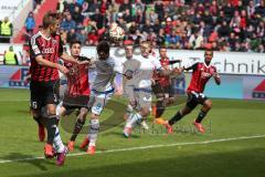 2. Bundesliga - Fußball - FC Ingolstadt 04 - FSV Frankfurt - Lukas Hinterseer (16, FCI) Kopfball zum Tor