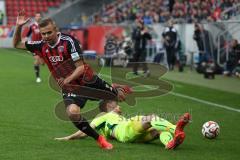 2. Bundesliga - Fußball - FC Ingolstadt 04 - Fortuna Düsseldorf - Lukas Hinterseer (16, FCI) wird gefoult