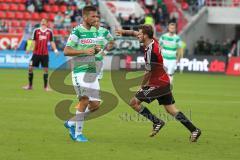 2. Bundesliga -  Saison 2014/2015 - FC Ingolstadt 04 - SpVgg Greuther Fürth - Pascal Groß (10) zieht ab, Tor zum 2:0 Jubel