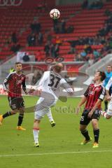 2. Bundesliga - FC Ingolstadt 04 - 1. FC Union Berlin - mitte Toni Leistner und rechts Karl-Heinz Lappe (25)