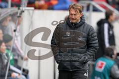 2. Bundesliga - Fußball - FC Ingolstadt 04 - FSV Frankfurt - angespannt Cheftrainer Ralph Hasenhüttl (FCI)