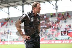 2. Bundesliga - FC Ingolstadt 04 - SV Darmstadt 98 - Cheftrainer Ralph Hasenhüttl nach dem Spiel nachdenklich gefasst