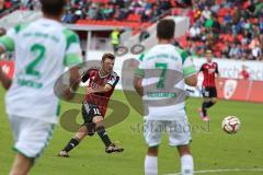 2. Bundesliga -  Saison 2014/2015 - FC Ingolstadt 04 - SpVgg Greuther Fürth - Pascal Groß (10) zieht ab, Tor zum 2:0 Jubel