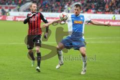 2. Bundesliga - FC Ingolstadt 04 - VfL Bochum - Moritz Hartmann (9) und rechts Patrick Fabian