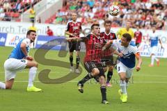 2. Bundesliga - FC Ingolstadt 04 - SV Darmstadt 98 - mitte Pascal Groß (10) im Zweikampf gegen Michael Stegmayer