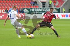 2. Bundesliga - FC Ingolstadt 04 - 1. FC Heidenheim - Marc Schnatterer links und rechts Pascal Groß (10)