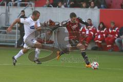 2. Bundesliga - FC Ingolstadt 04 - 1. FC Heidenheim - Angriff durch rechts Mathew Leckie (7), links Robert Strauss