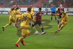 2. Bundesliga - FC Ingolstadt 04 - VfR AAlen - 4:1 - Alfredo Morales (6) setzt sich durch und schießt auf das Tor