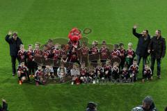 2. Bundesliga - Fußball - FC Ingolstadt 04 - TSV 1860 München - Einlauf Kinder Kids Schanzi