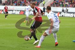 2. Bundesliga - FC Ingolstadt 04 - 1. FC Heidenheim - Moritz Hartmann (9) gibt Ball zu Lukas Hinterseer (16) und dieser erzeilt das 1:0 Tor