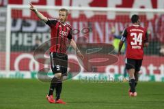 2. Bundesliga - Fußball - FC Ingolstadt 04 - Fortuna Düsseldorf - Moritz Hartmann (9, FCI) zieht ab Tor zum Ausgleich 1:1 Jubel