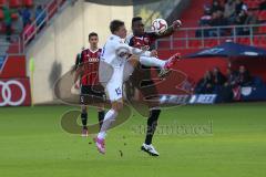 2. Bundesliga - FC Ingolstadt 04 - 1. FC Heidenheim - Zweikmapf links Robert Leipertz und rechts Roger de Oliveira Bernardo (8)