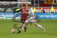 2. BL - FC Ingolstadt 04 - FC St. Pauli - Pascal Groß (10) Zweikampf mit Philipp Ziereis (StP)