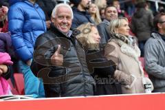 2. Bundesliga - FC Ingolstadt 04 - 1. FC Union Berlin - frühere Olympiasieger Ernst Hinterseer als Zuschauer