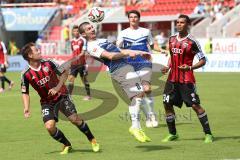 2. Bundesliga - FC Ingolstadt 04 - SV Darmstadt 98 - links Karl-Heinz Lappe (25) gegen Jerome Gondorf