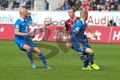 2. Bundesliga - FC Ingolstadt 04 - Eintracht Braunschweig - Moritz Hartmann (9) mitte