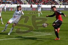 2. BL - Saison 2014/2015 - FC Ingolstadt 04 - Karlsruher SC - Stefan Lex (#14 FC Ingolstadt 04) -