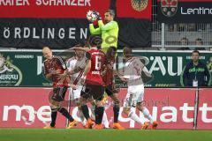 2. Bundesliga - Fußball - FC Ingolstadt 04 - 1. FC Nürnberg - Torwart Ramazan Özcan (1, FCI) hält sicher