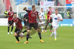 2. Bundesliga - FC Ingolstadt 04 - 1. FC Heidenheim - Mathew Leckie (7) und Lukas Hinterseer (16) im Angriff