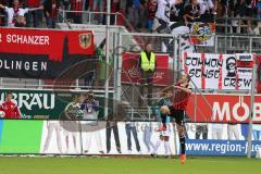 2. Bundesliga -  Saison 2014/2015 - FC Ingolstadt 04 - SpVgg Greuther Fürth - rechts Mathew Leckie (7) überwindet Torwart Wolfgang Hesl und erzielt das 1:0 Tor Jubel