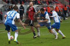 2. Bundesliga - FC Ingolstadt 04 - VfL Bochum - verletzt sich mitte Konstantin Engel (20)