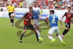 2. Bundesliga - FC Ingolstadt 04 - SV Darmstadt 98 - mitte Pascal Groß (10) im Zweikampf gegen Michael Stegmayer