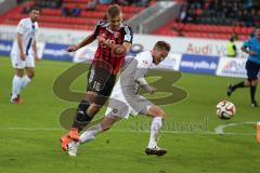 2. Bundesliga - FC Ingolstadt 04 - Erzgebirge Aue - Lukas Hinterseer (16) zieht ab auf das Tor