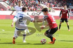 2. Bundesliga - Fußball - FC Ingolstadt 04 - FSV Frankfurt - Hakentrick von Alfredo Morales (6, FCI) und überwindet Hanno ballitsch