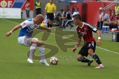 2. Bundesliga - FC Ingolstadt 04 - SV Darmstadt 98 - rechts Alfredo Morales (6) und links Maurice Exslager