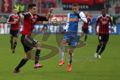 2. Bundesliga - FC Ingolstadt 04 - VfL Bochum - links Benjamin Hübner (5) und rechts Stanislav Sestak