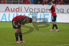 2. Bundesliga - FC Ingolstadt 04 - VfR AAlen - 4:1 - Lukas Hinterseer (16) trifft den Posten