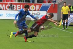 2. Bundesliga - FC Ingolstadt 04 - Eintracht Braunschweig - Raffael Korte links foult Mathew Leckie (7)