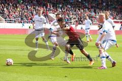 2. Bundesliga - Fußball - FC Ingolstadt 04 - FSV Frankfurt - Hakentrick von Alfredo Morales (6, FCI) und überwindet Hanno ballitsch